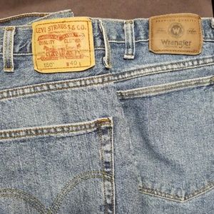 Bundle of 2 Men's Jean Shorts/Waist 40